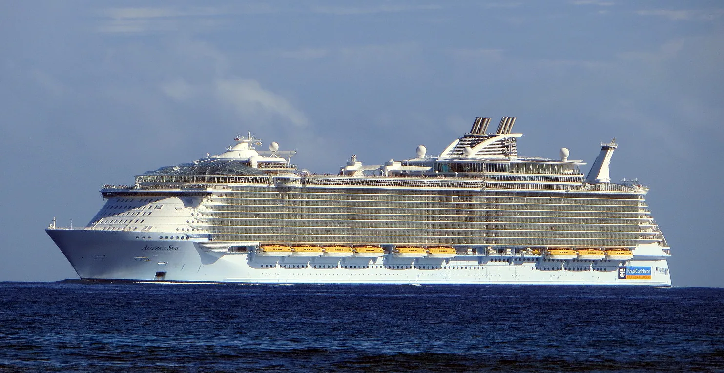 Allure of the Seas, the ship of the first leg