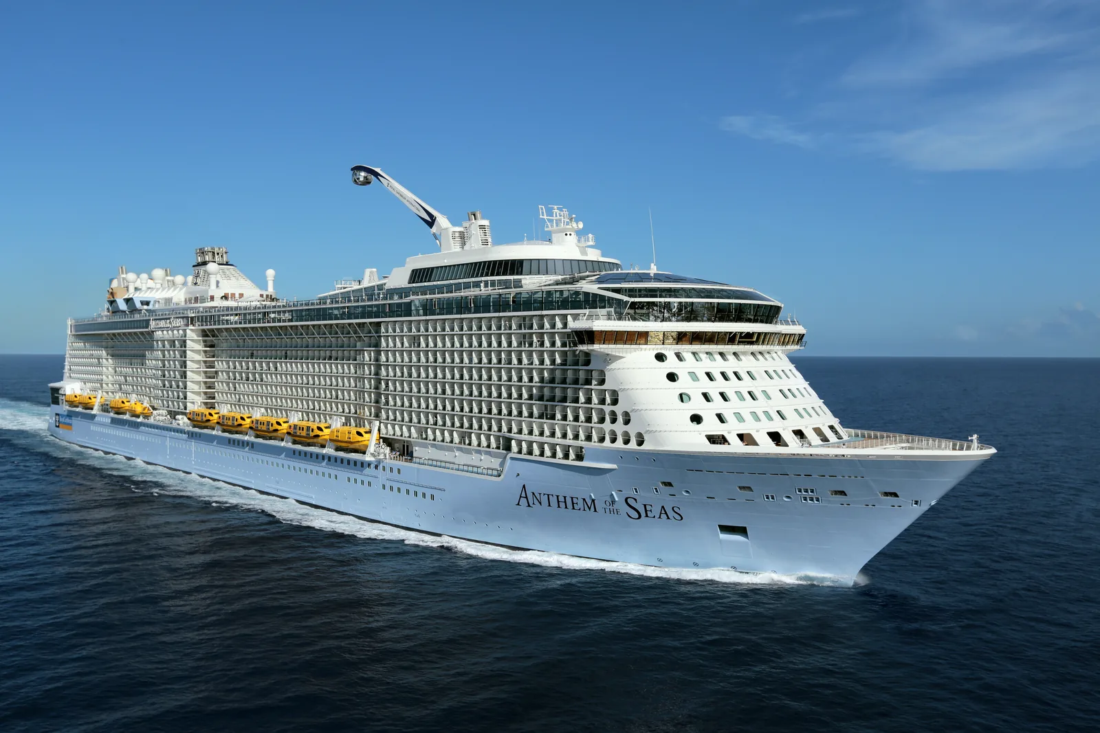 Anthem of the Seas, the ship of the first leg