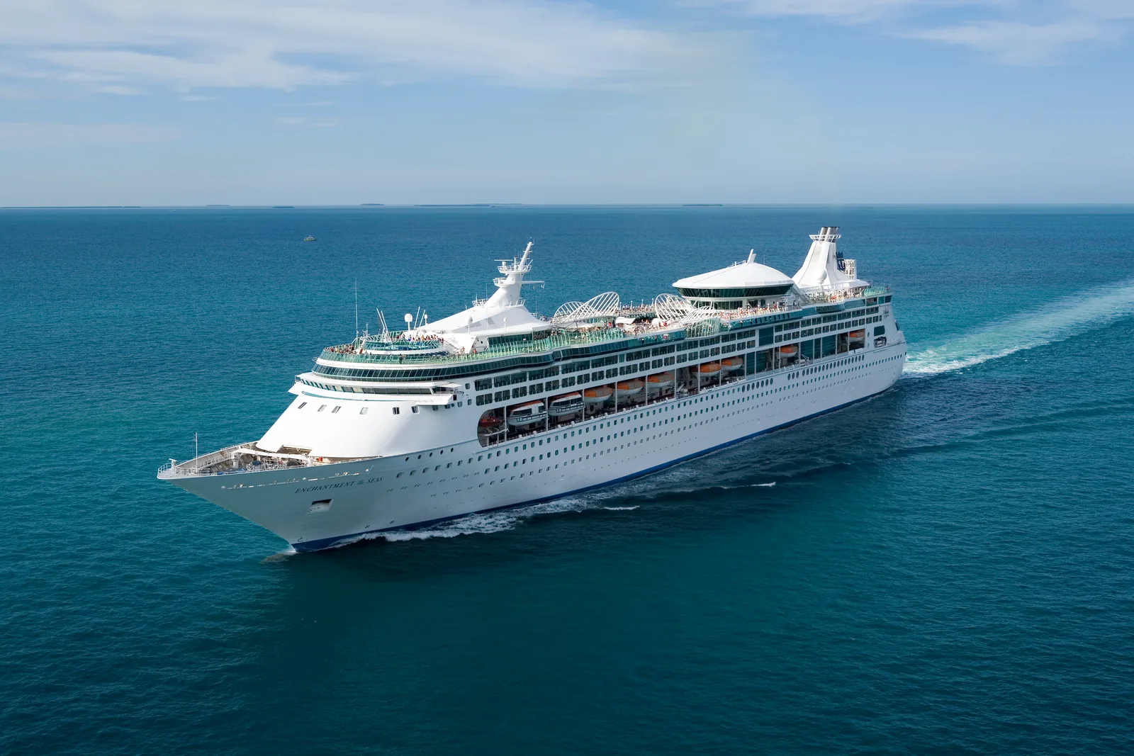 Enchantment of the Seas, the ship of the first leg