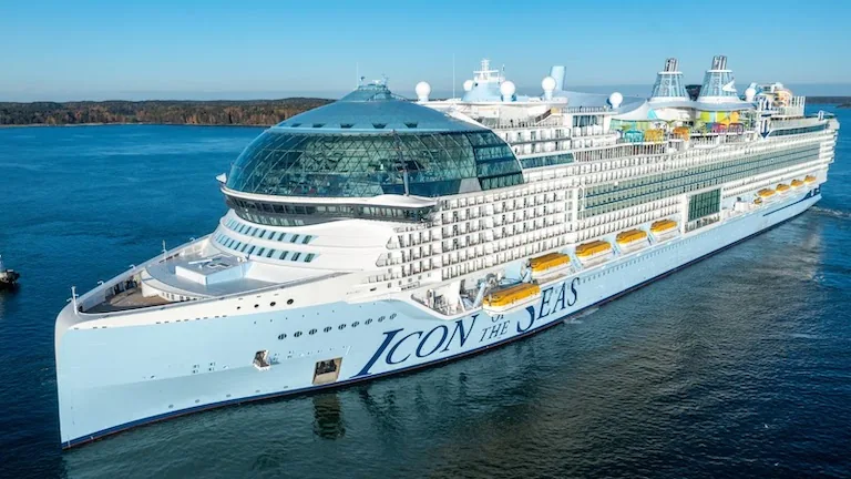 Icon of the Seas, the ship of the first leg