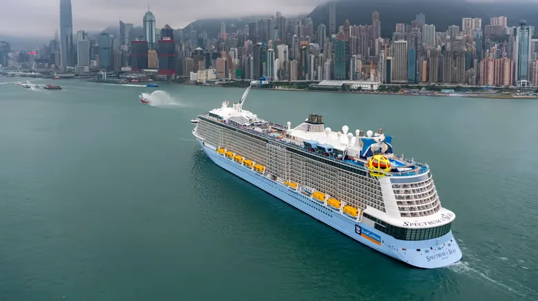 Spectrum of the Seas, the ship of the first leg
